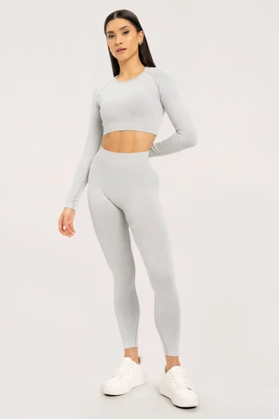 Gym Glamour Stone Washed bianche • NebShop