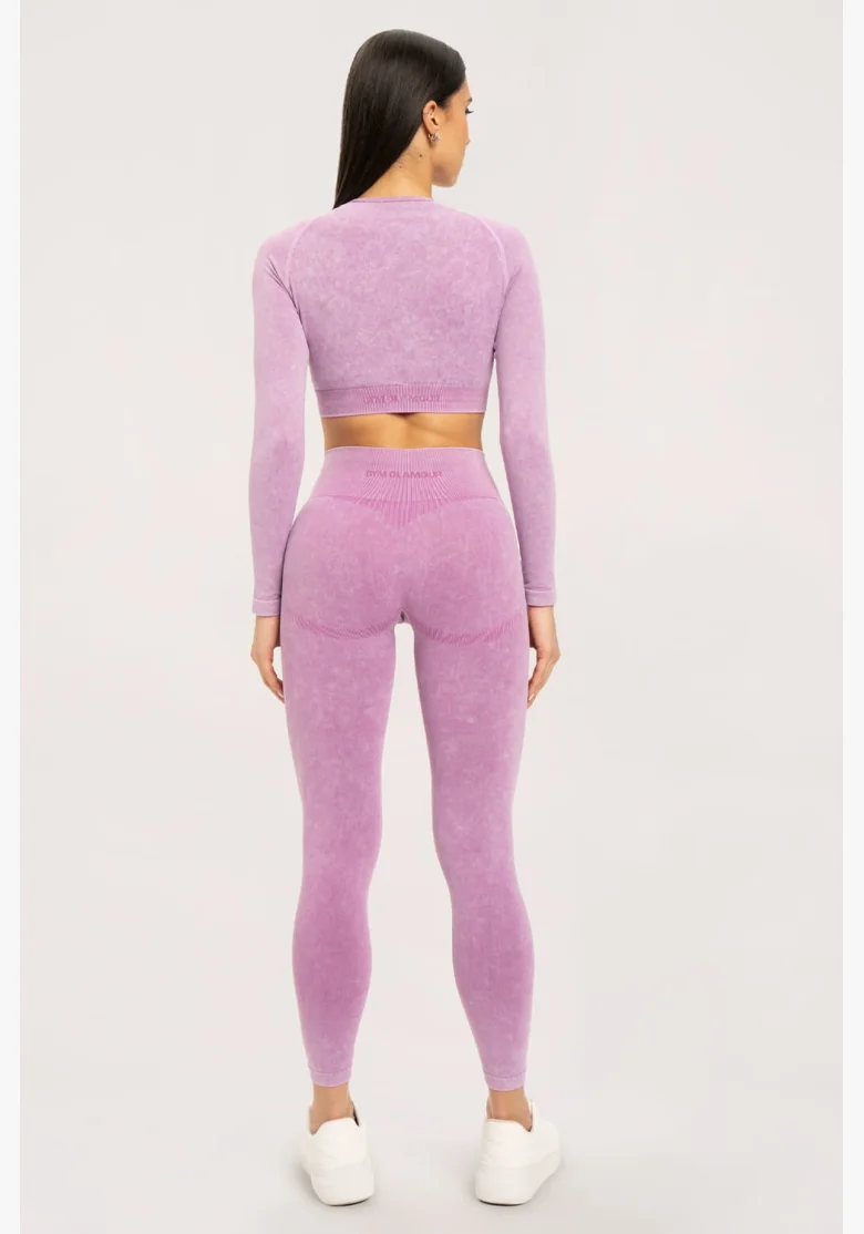 Gym Glamour Stone Washed rosa • NebShop