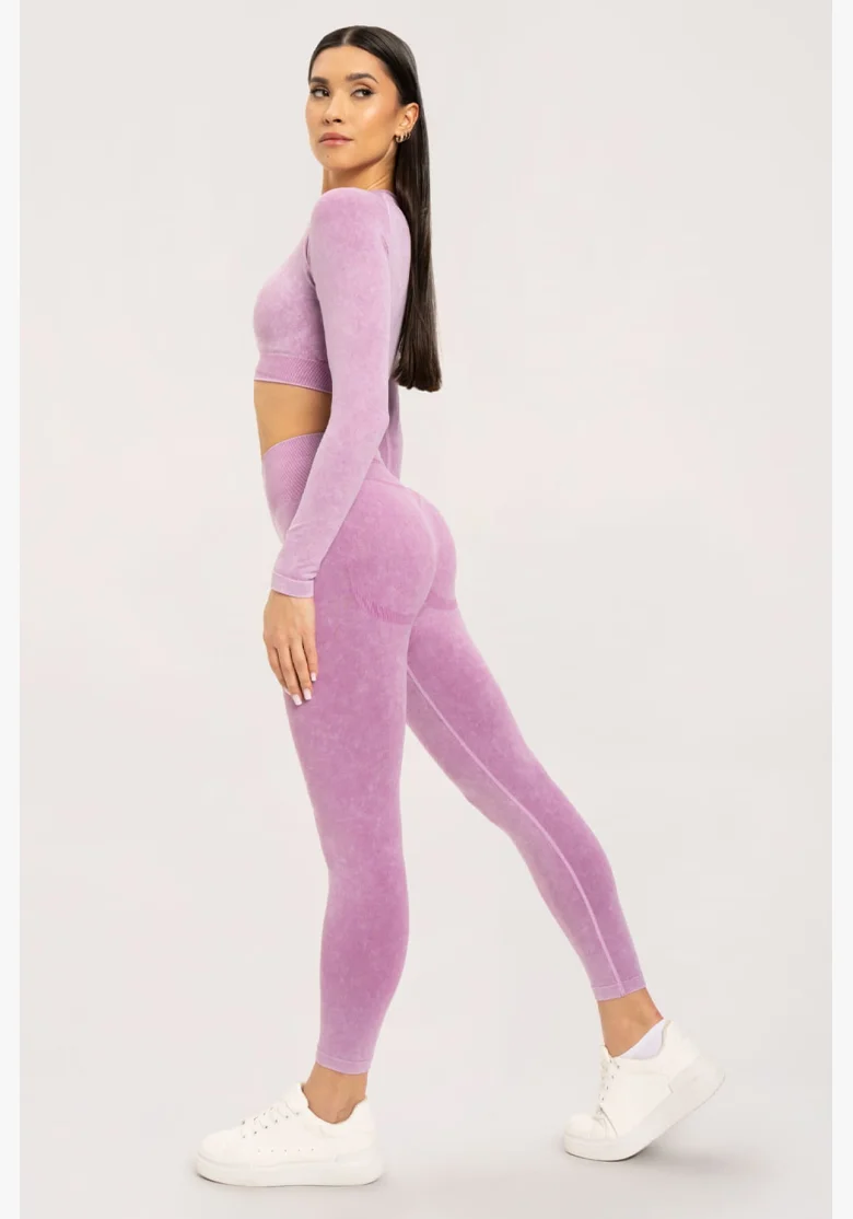 Gym Glamour Stone Washed rosa • NebShop