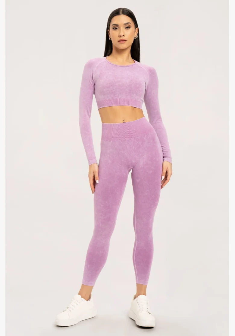 Gym Glamour Stone Washed rosa • NebShop