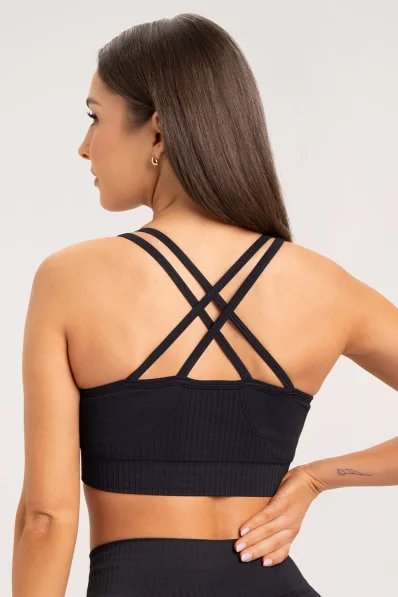 Gym Glamour Push Up Bra 2.0 Nera • NebShop 2