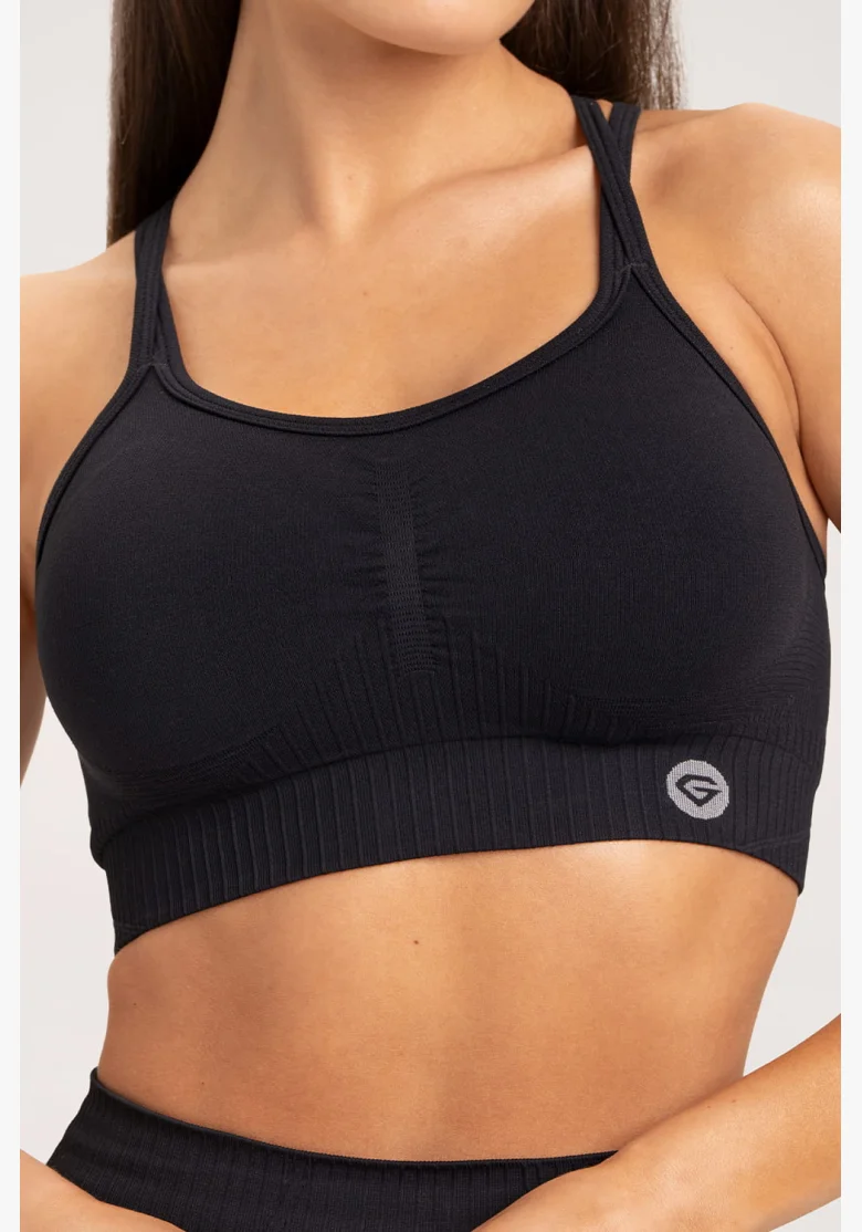 Gym Glamour Push Up Bra 2.0 Nera • NebShop