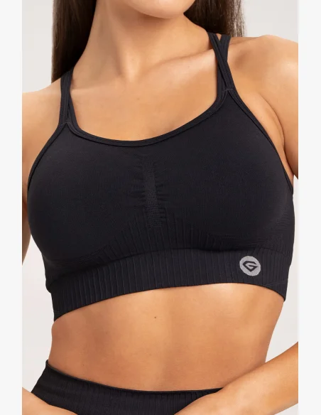Gym Glamour Push Up Bra 2.0 Nera • NebShop