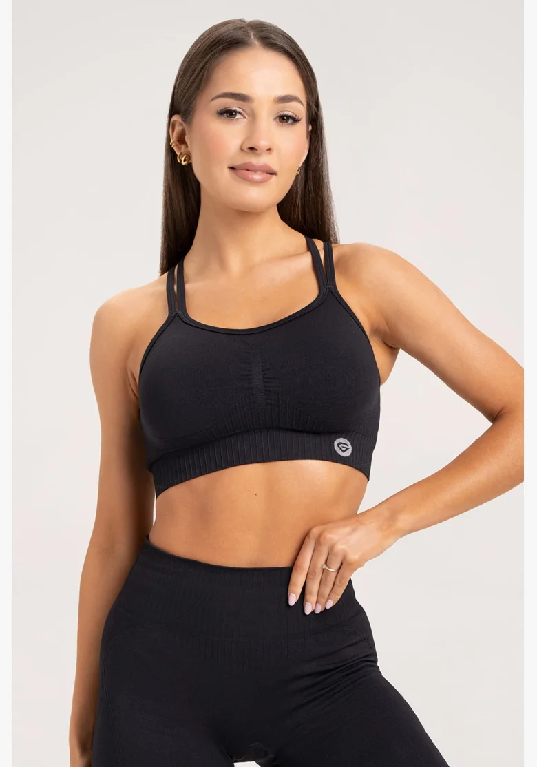 Gym Glamour Push Up Bra 2.0 Nera • NebShop