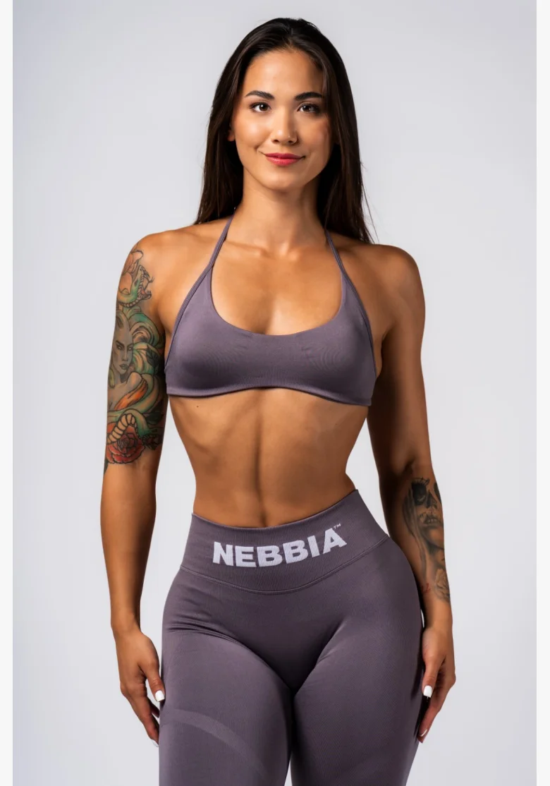 NEBBIA Bra Lift-Up Seamless Flow Grigio