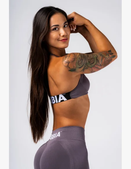 NEBBIA Bra Lift-Up Seamless Flow Grigio