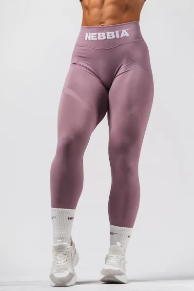 NEBBIA Leggings seamless extra push-up con vita alta Flow Seamless rosa 2