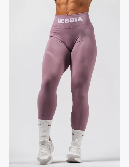 NEBBIA Leggings seamless extra push-up con vita alta Flow Seamless rosa