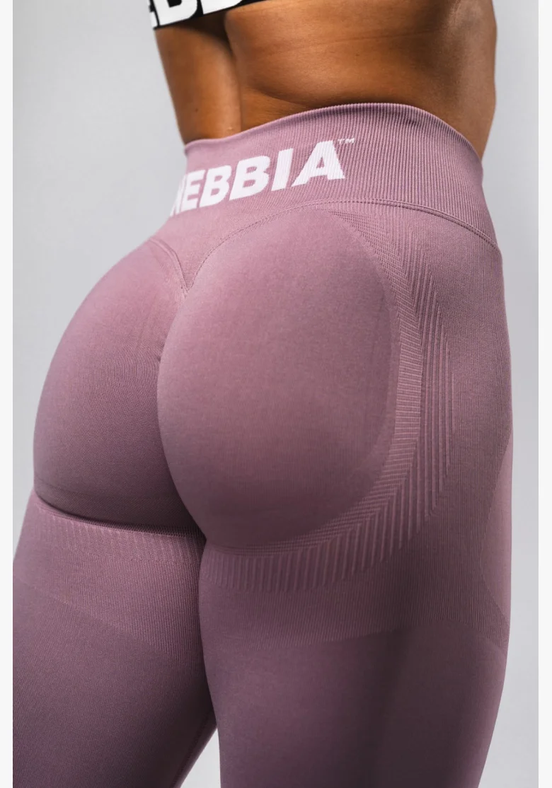 NEBBIA Leggings seamless extra push-up con vita alta Flow Seamless rosa