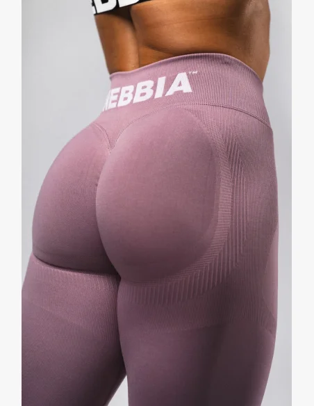 NEBBIA Leggings seamless extra push-up con vita alta Flow Seamless rosa