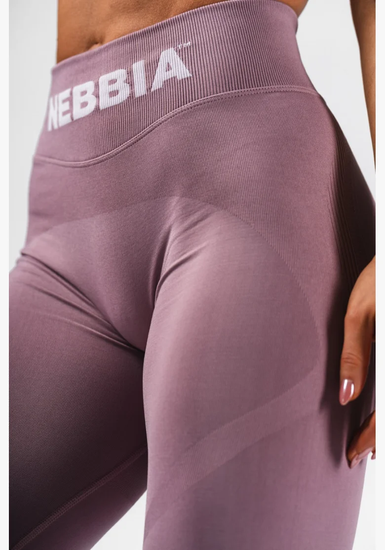 NEBBIA Leggings seamless extra push-up con vita alta Flow Seamless rosa