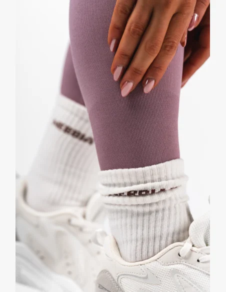 NEBBIA Leggings seamless extra push-up con vita alta Flow Seamless rosa