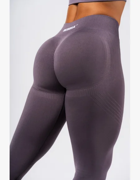 NEBBIA Leggings modellanti senza cuciture maximum push-up FLOW SEAMLESS grigio