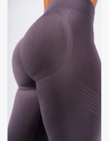 NEBBIA Leggings modellanti senza cuciture maximum push-up FLOW SEAMLESS grigio