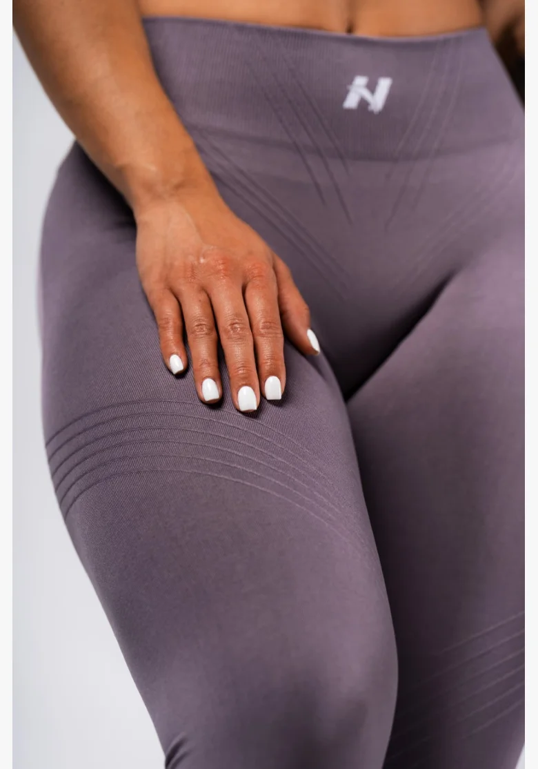 NEBBIA Leggings modellanti senza cuciture maximum push-up FLOW SEAMLESS grigio