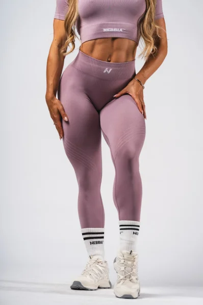 NEBBIA Shape Seamless maximum push-up leggings FLOW SEAMLESS rosa 2