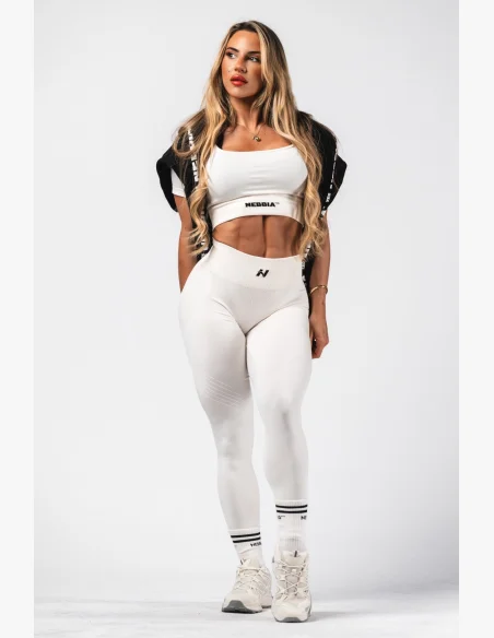 NEBBIA Leggings push-up senza cuciture maximum modellanti FLOW SEAMLESS crema