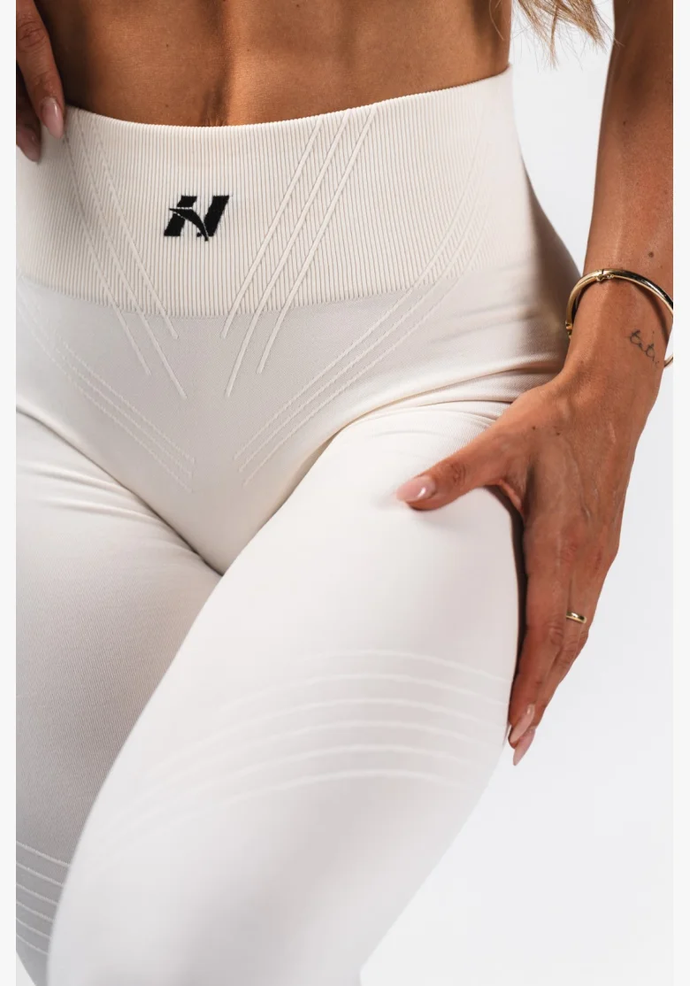 NEBBIA Leggings push-up senza cuciture maximum modellanti FLOW SEAMLESS crema