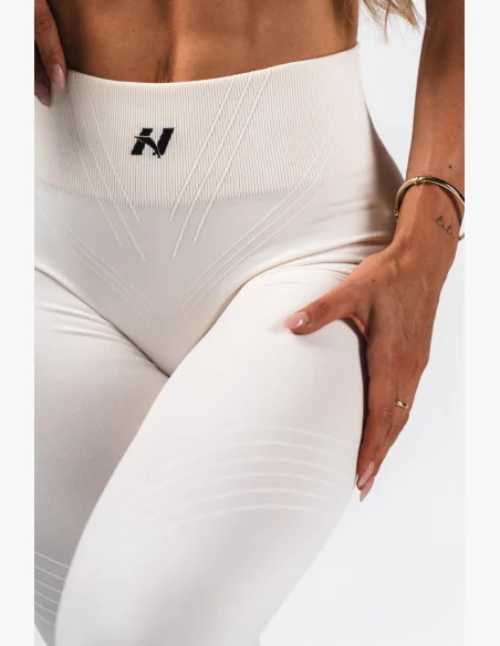 NEBBIA Leggings push-up senza cuciture maximum modellanti FLOW SEAMLESS crema