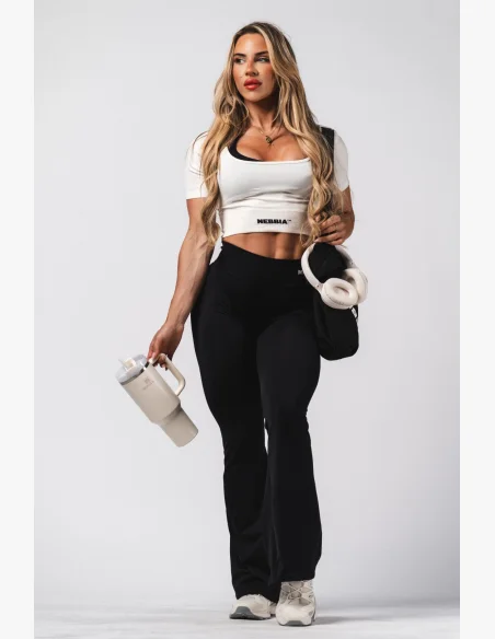NEBBIA Pantaloni flared modellanti senza cuciture FLOW SEAMLESS