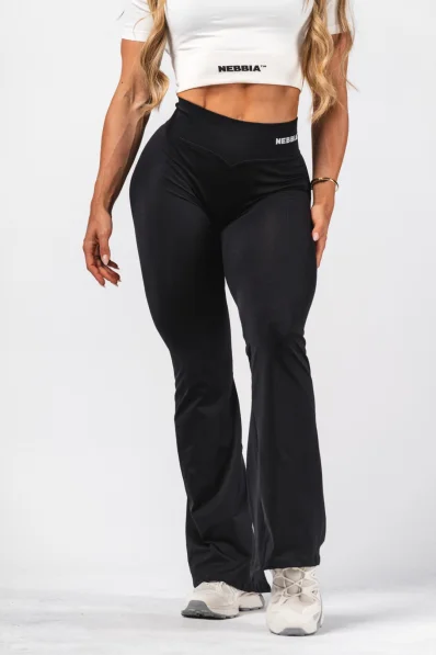 NEBBIA Pantaloni flared modellanti senza cuciture FLOW SEAMLESS 2