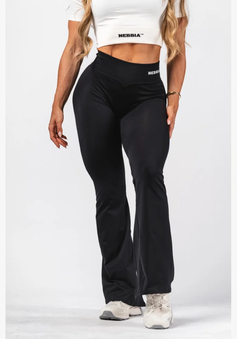 NEBBIA Pantaloni flared modellanti senza cuciture FLOW SEAMLESS