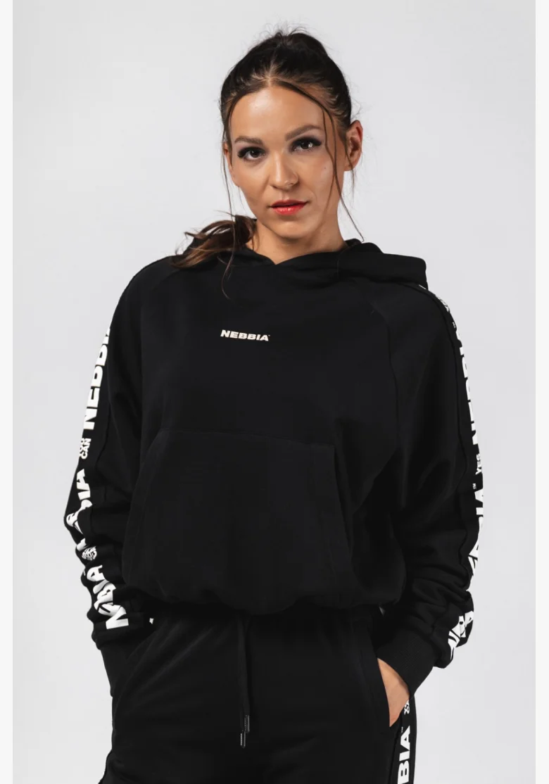 NEBBIA Felpa con cappuccio OFF-DUTY nera