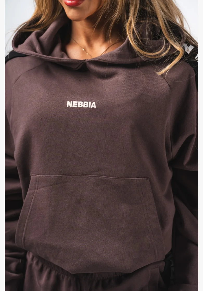 NEBBIA Felpa con cappuccio OFF-DUTY marrone