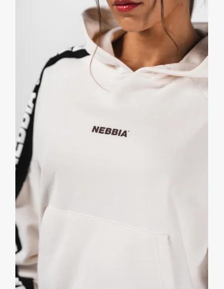 NEBBIA Felpa con cappuccio OFF-DUTY crema