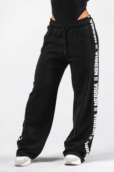 NEBBIA Pantaloni dritti URBAN neri 2