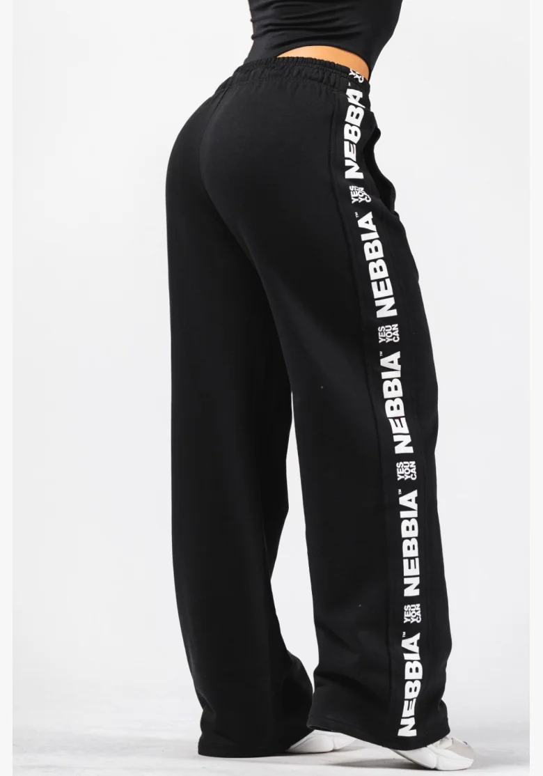 NEBBIA Pantaloni dritti URBAN neri