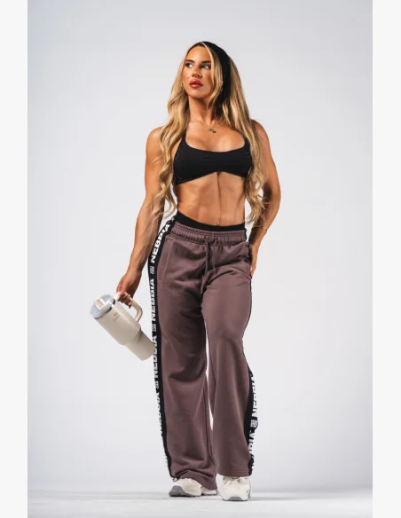 NEBBIA Pantaloni Straight Leg URBAN marroni