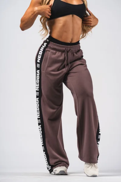 NEBBIA Pantaloni Straight Leg URBAN marroni 2