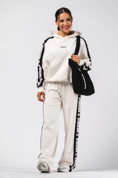 NEBBIA Pantaloni dritti URBAN crema