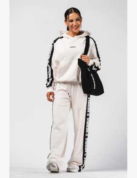 NEBBIA Pantaloni dritti URBAN crema