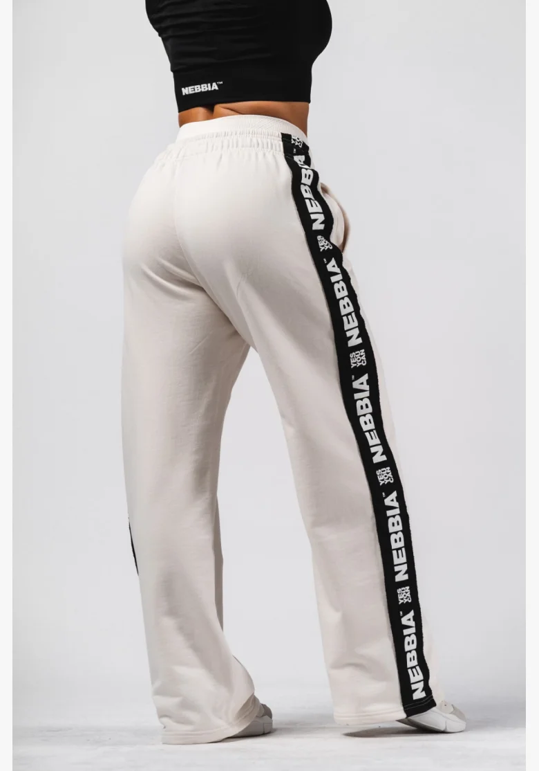 NEBBIA Pantaloni dritti URBAN crema