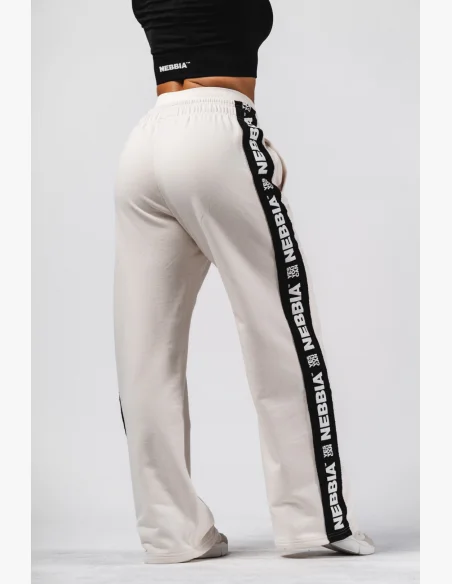 NEBBIA Pantaloni dritti URBAN crema