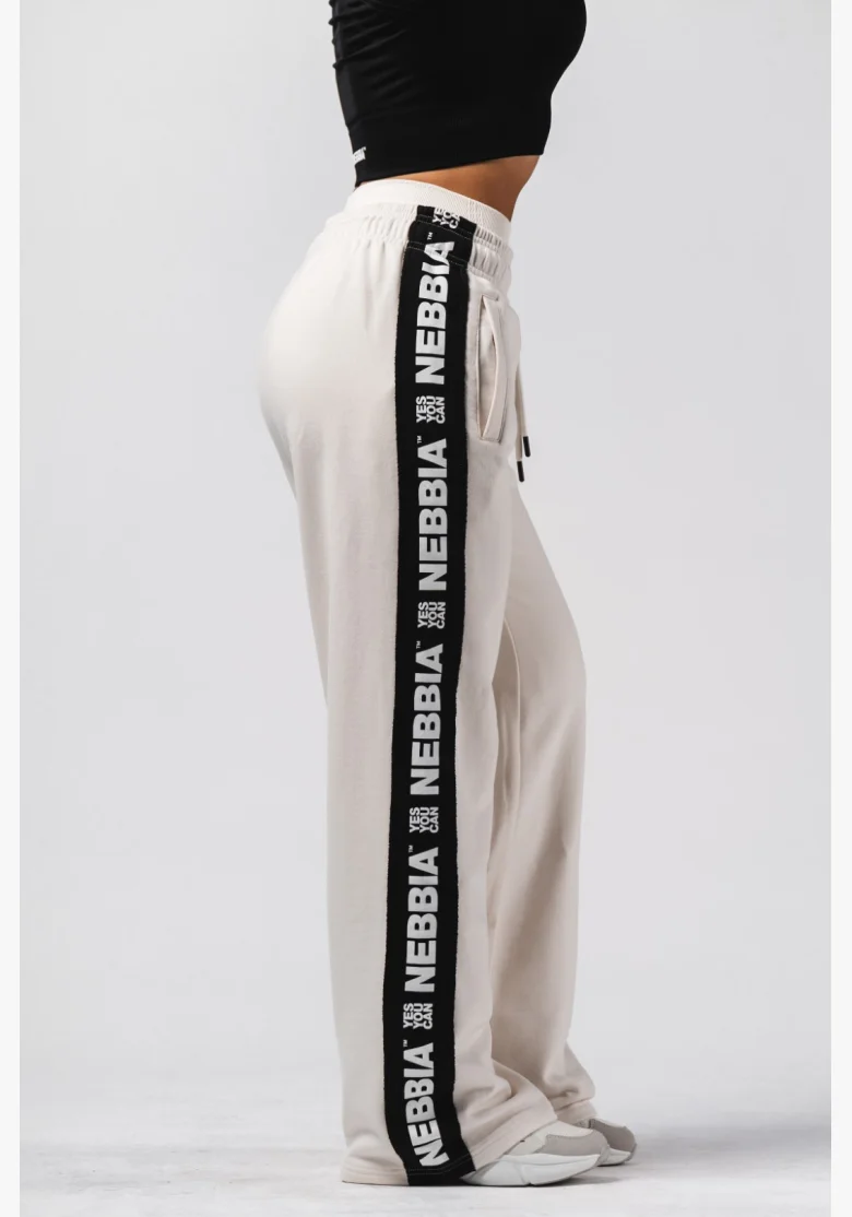 NEBBIA Pantaloni dritti URBAN crema