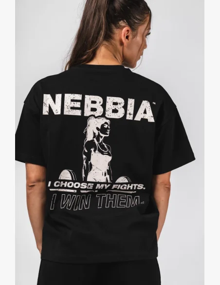 NEBBIA T-shirt Oversized RESET nera