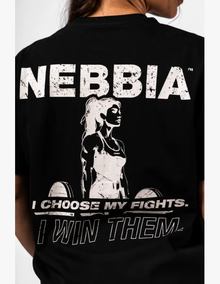 NEBBIA T-shirt Oversized RESET nera