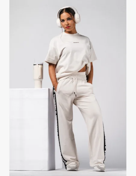 NEBBIA Maglietta oversize RESET crema