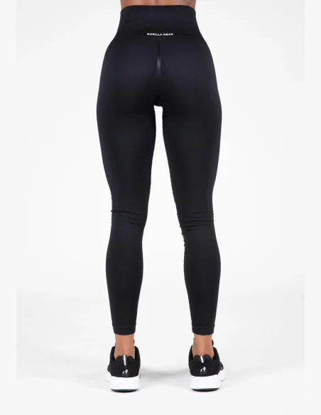 Gorilla Wear Leggings senza cuciture da donna QUINCY Seamless - Nero
