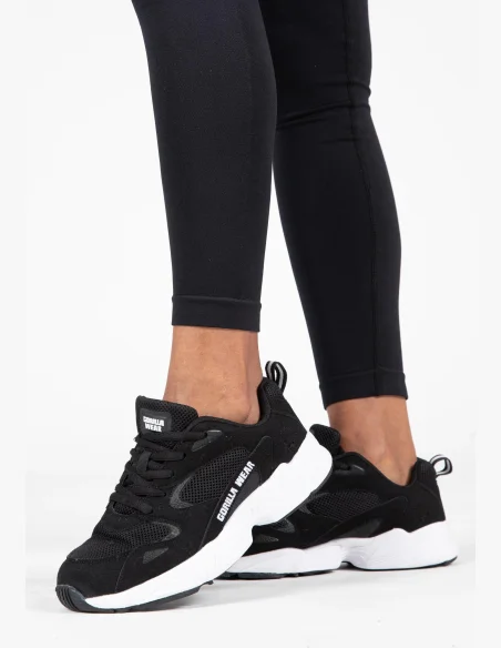 Gorilla Wear Leggings senza cuciture da donna QUINCY Seamless - Nero