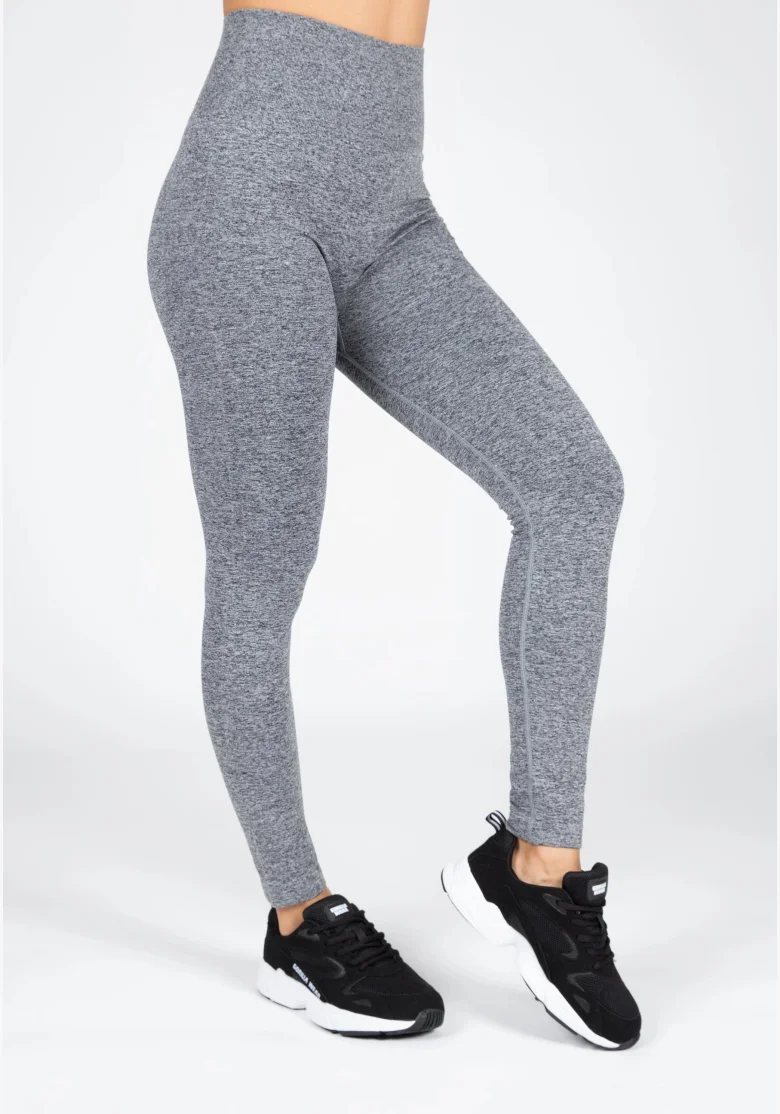Gorilla Wear Leggings da donna senza cuciture QUINCY Seamless - Grigio