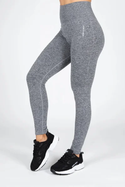 Gorilla Wear Leggings da donna senza cuciture QUINCY Seamless - Grigio 2