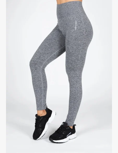 Gorilla Wear Leggings da donna senza cuciture QUINCY Seamless - Grigio