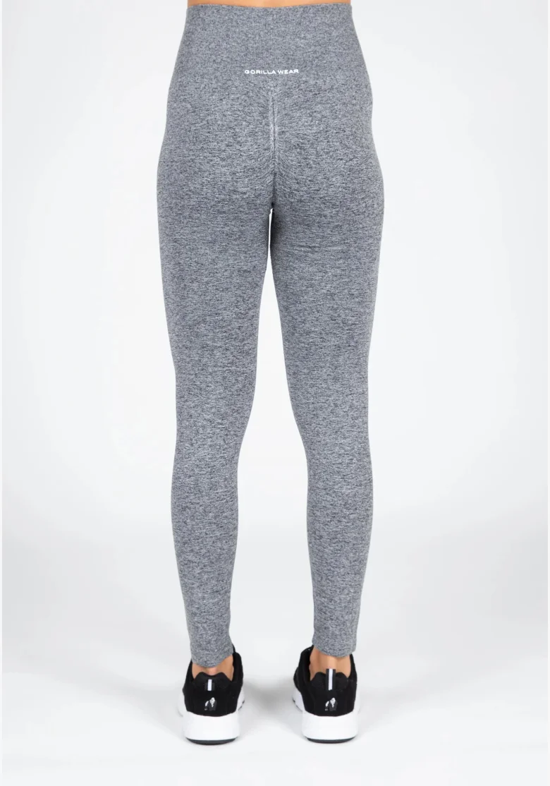 Gorilla Wear Leggings da donna senza cuciture QUINCY Seamless - Grigio