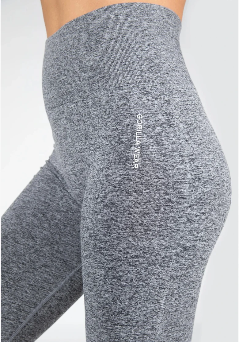 Gorilla Wear Leggings da donna senza cuciture QUINCY Seamless - Grigio