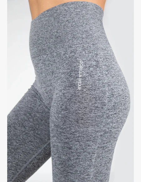Gorilla Wear Leggings da donna senza cuciture QUINCY Seamless - Grigio