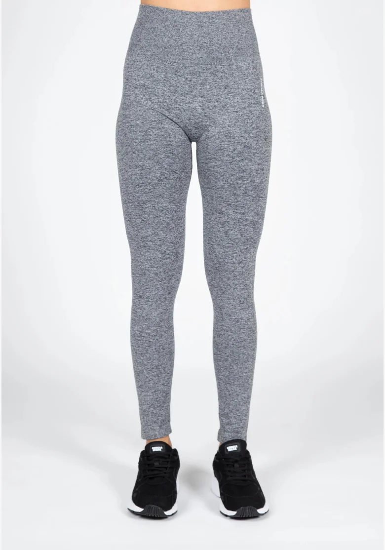 Gorilla Wear Leggings da donna senza cuciture QUINCY Seamless - Grigio